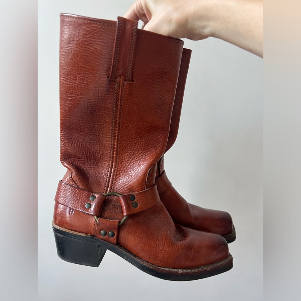 Frye Tall Harness Boots